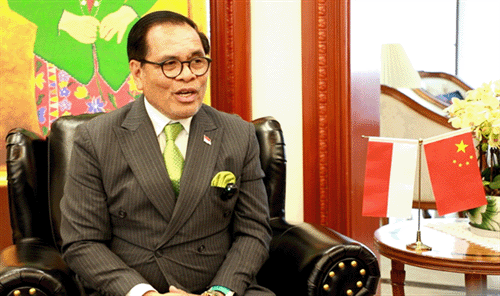 印度尼西亚驻华大使周浩黎：“今年是我第七次参加进博会”