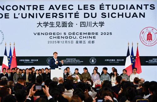 海外网评：中法携手，为动荡世界注入稳定力量