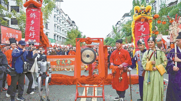 福州闽清：侨乡赶圩 再现百年圩市烟火气