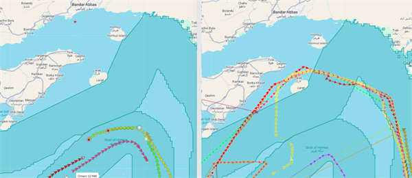 “至少两艘船过霍尔木兹海峡交了买路钱，其中一艘200万，绝对划算”