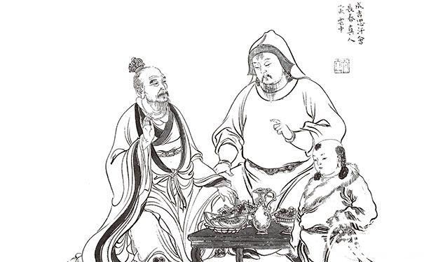 成吉思汗与丘处机