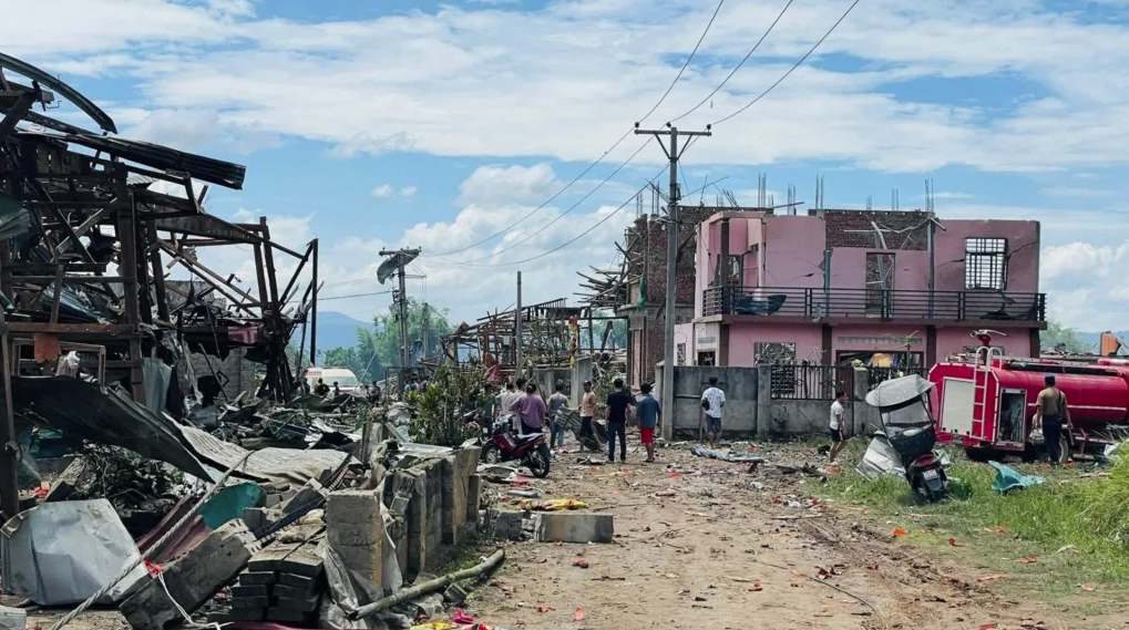 缅甸一地发生爆炸，致至少55人死亡