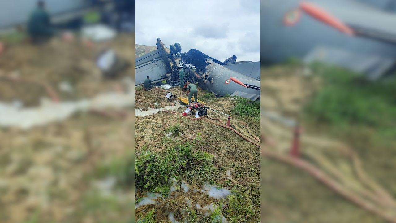 印度空军一架运输机在阿萨姆邦坠毁