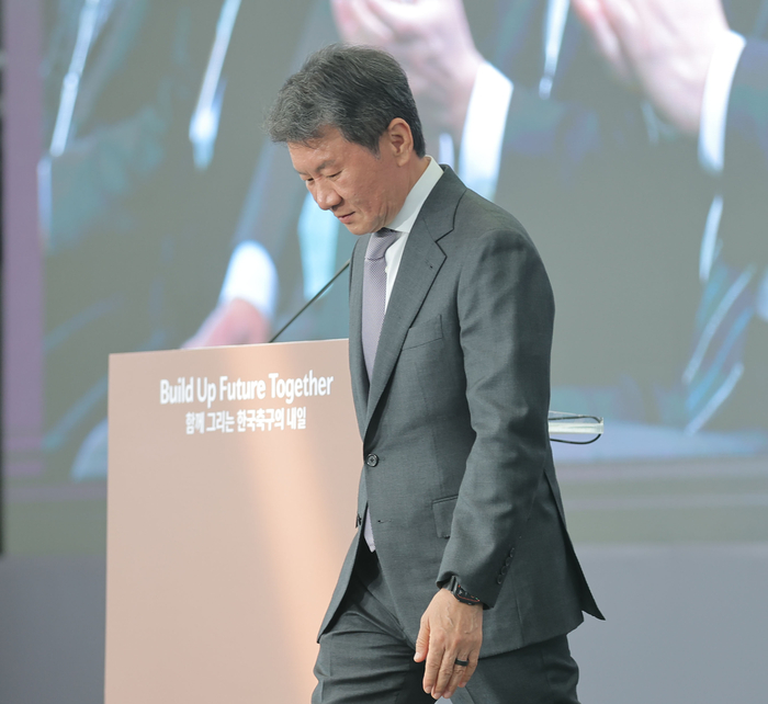 创队史世界杯上最差成绩后，韩国足球协会主席郑梦奎提交辞呈